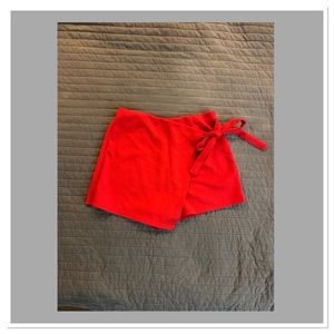 Red skirt/shorts